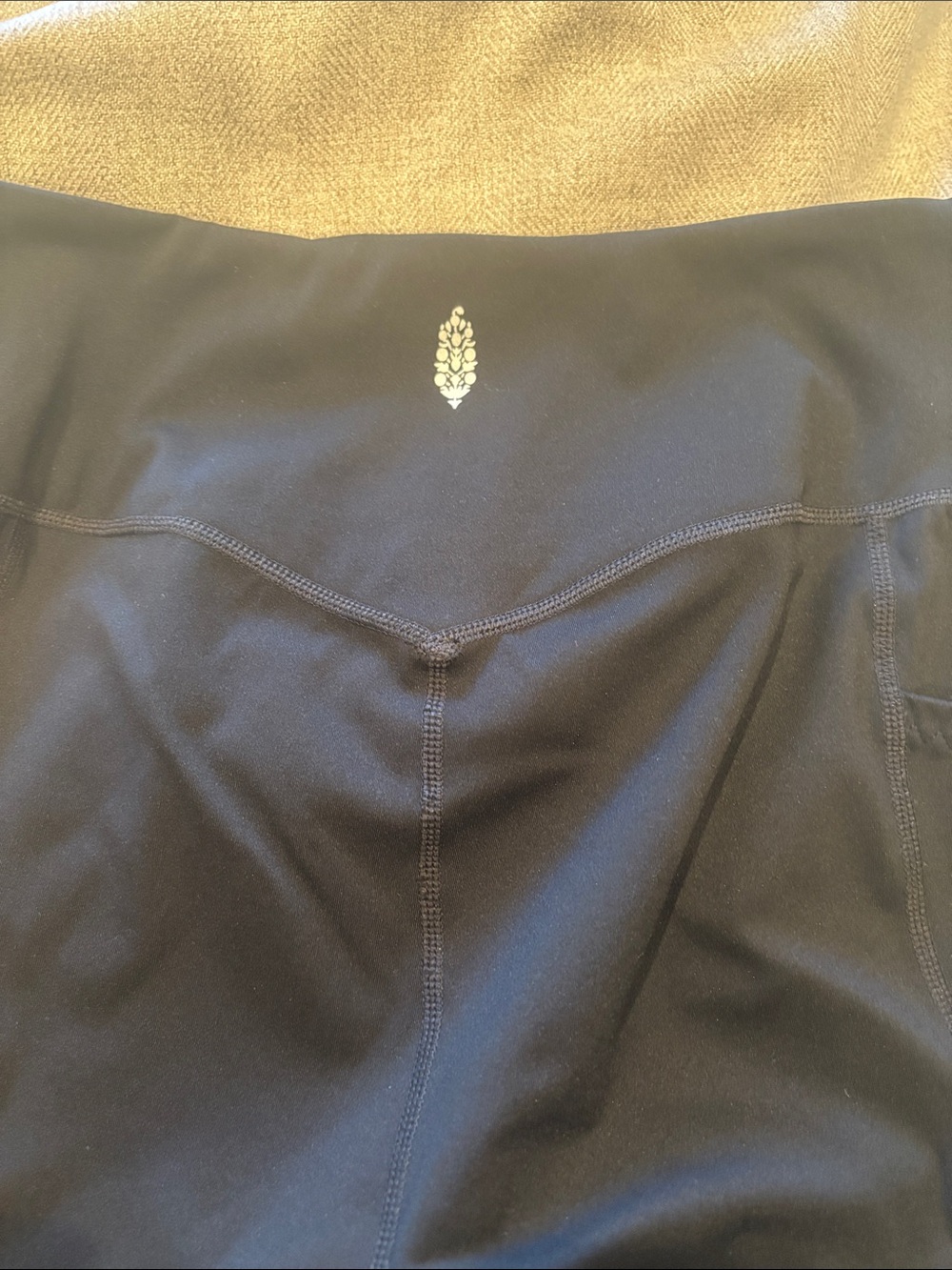 FP Movement by Free People Black High-Rise Leggings with Logo
